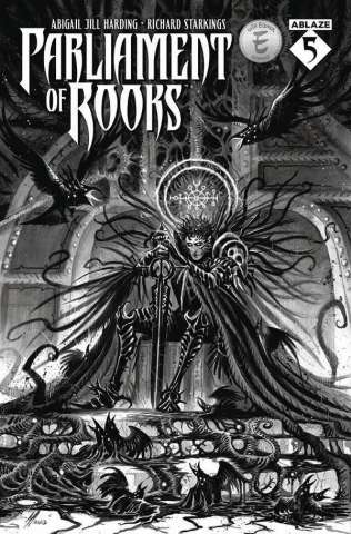 Parliament of Rooks #5 (Abigail Jill Harding B&W Cover)