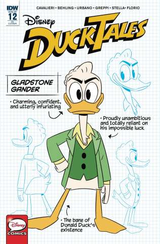 DuckTales #12 (10 Copy Blueprint Cover)