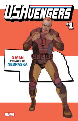 U.S.Avengers #1 (Reis Nebraska State Cover)