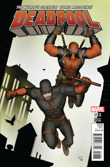 Deadpool #13 (Pham Daredevil Cover)