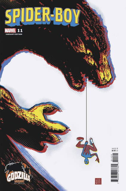 Spider-Boy #11 (Lee Garbett Godzilla Cover)