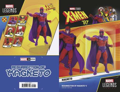 Resurrection of Magneto #3 (X-Men 97 Magneto Action Figure Cover)