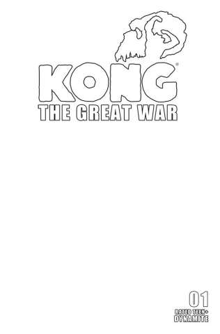 King Kong: The Great War #1 (Blank Authentix Cover)