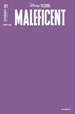 Disney Villains: Maleficent #1 (Purple Blank Authentix Cover)