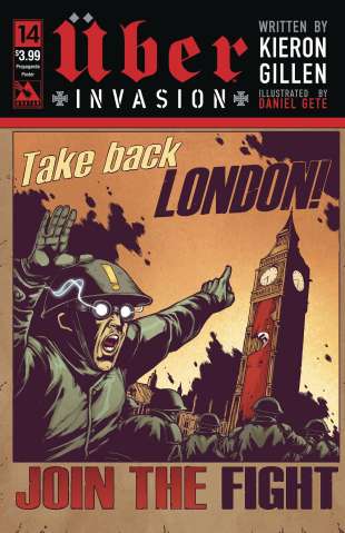 Über: Invasion #14 (Propaganda Poster Cover)