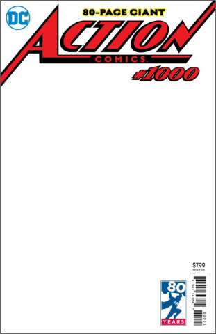 Action Comics #1000 (Blank Cover)