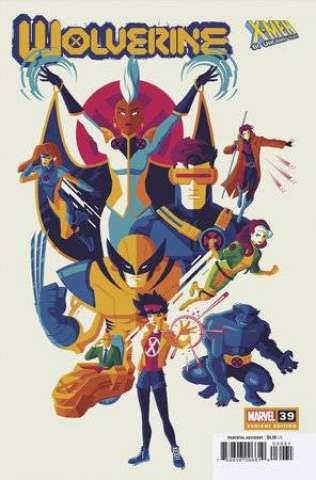 Wolverine #39 (Tom Whalen X-Men 60th Anniversary Cover)