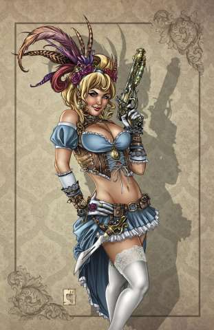 Grimm Fairy Tales: Steampunk #1 (Krome Cover)