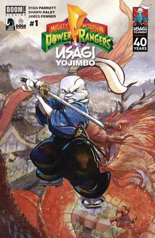 Mighty Morphin Power Rangers / Usagi Yojimbo #1 (Cullum Cover)