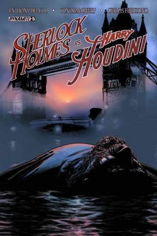 Sherlock Holmes vs. Harry Houdini #5 (Campbell Cover)