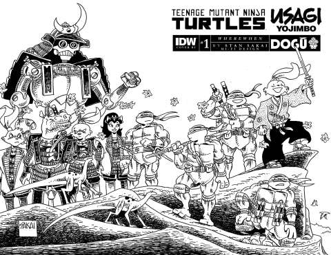 Teenage Mutant Ninja Turtles / Usagi Yojimbo: Wherewhen #1 (25 Copy Sakai Cover)