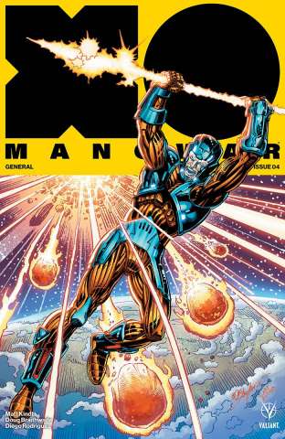 X-O Manowar #4 (Layton Cover)