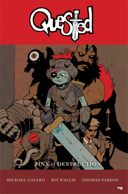 Quested #6 (Calero Hellboy Homage Cover)