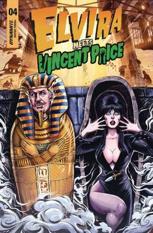 Elvira Meets Vincent Price #4 (Samu Cover)