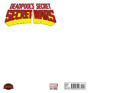 Deadpool's Secret Secret Wars #1 (Blank Cover)