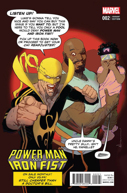 Power Man & Iron Fist #2 (Sienkiewicz Cover)