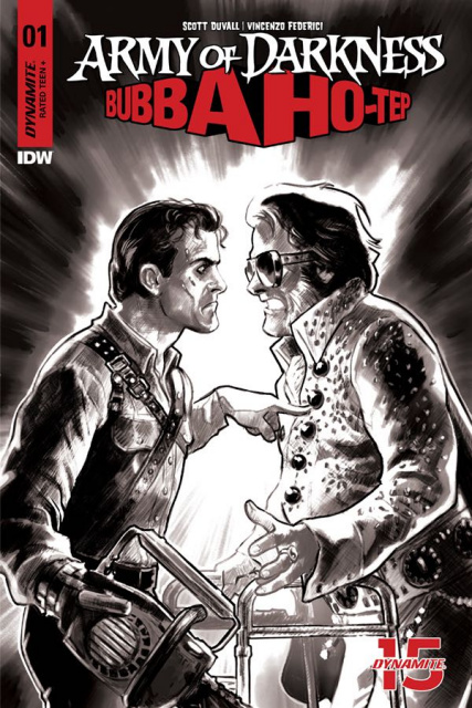 Army of Darkness / Bubba Ho-Tep #1 (30 Copy Galindo B&W Cover)