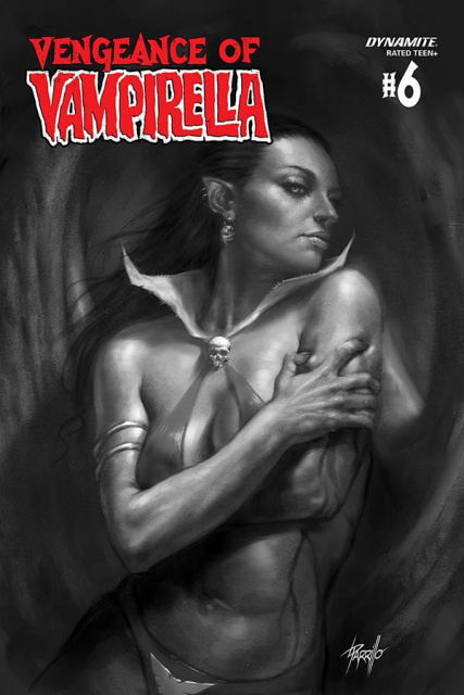 Vengeance of Vampirella #6 (21 Copy Parrilllo B&W Cover)
