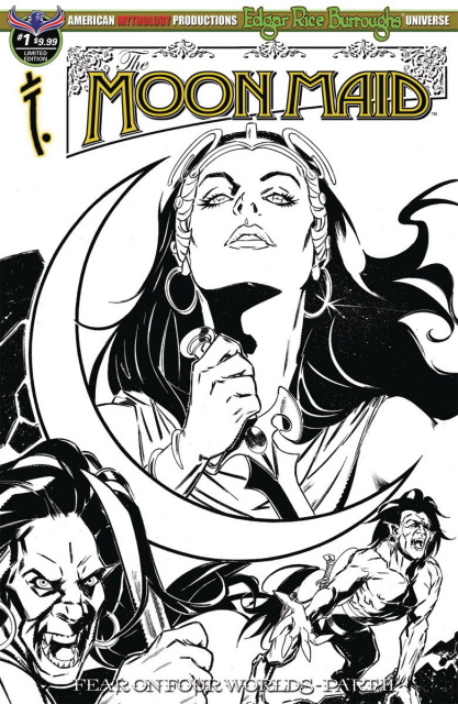 The Moon Maid #1 (B&W Cover)