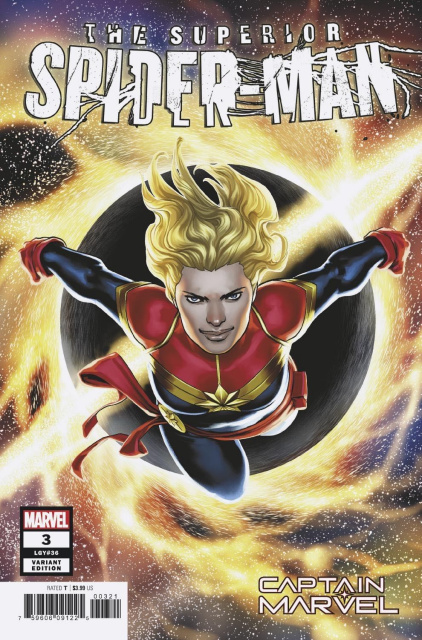 The Superior Spider-Man #3 (Saiz Captain Marvel Cover)