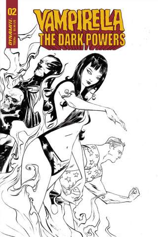 Vampirella: The Dark Powers #2 (40 Copy Lee B&W Cover)