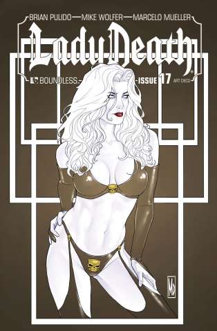 Lady Death #17 (Art Deco Variant Cover)