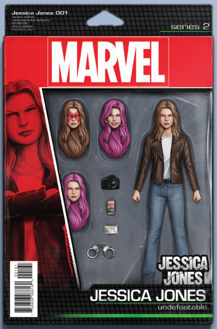 Jessica Jones #1 (Christopher Action Figure Cover)