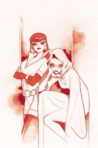Vampirella: The Dark Powers #1 (Momoko Crimson Red Line Art Virgin Cover)