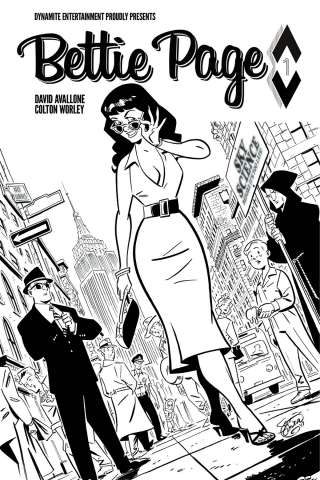 Bettie Page #1 (40 Copy Chantler B&W Cover)