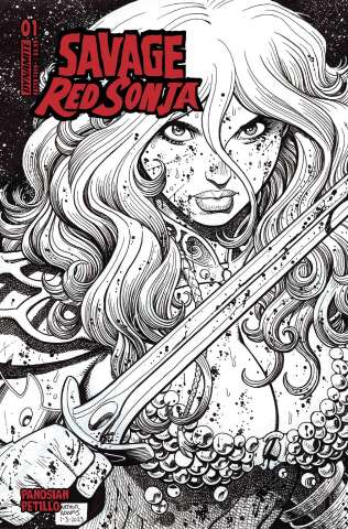 Savage Red Sonja #1 (10 Copy Adams Line Art Cover)