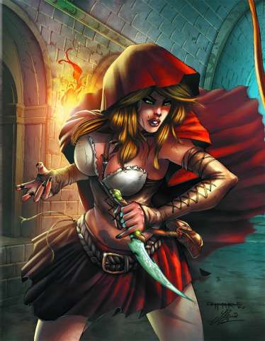 Grimm Fairy Tales: Robyn Hood vs. Red Riding Hood #1 (Cafaro Cover)