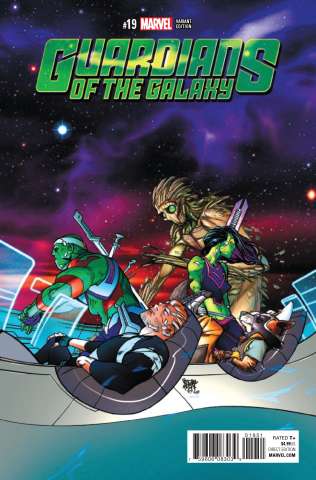 Guardians of the Galaxy #19 (Ferry Cover)