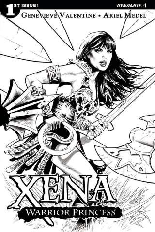 Xena: Warrior Princess #1 (10 Copy Land B&W Cover)