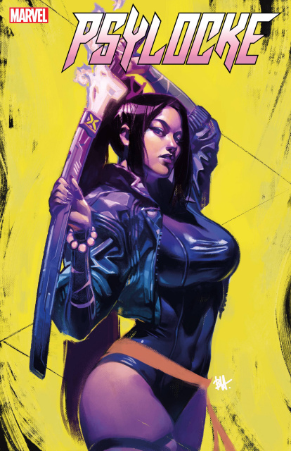 Psylocke #5 (Ben Harvey Psylocke Cover)