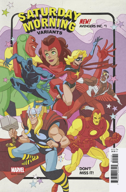 Avengers Inc. #1 (Sean Galloway Saturday Morning Cover)