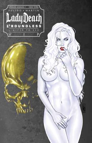 Lady Death Origins Annual #1 (New York VIP Cover)