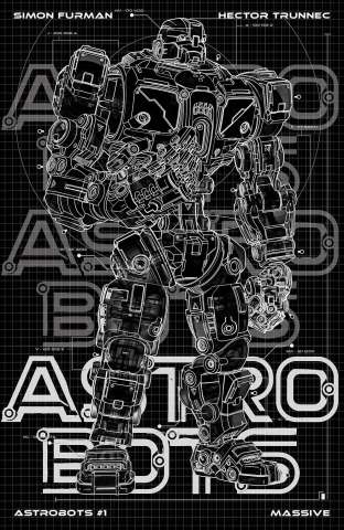 Astrobots #1 (Blueprint Black Cover)