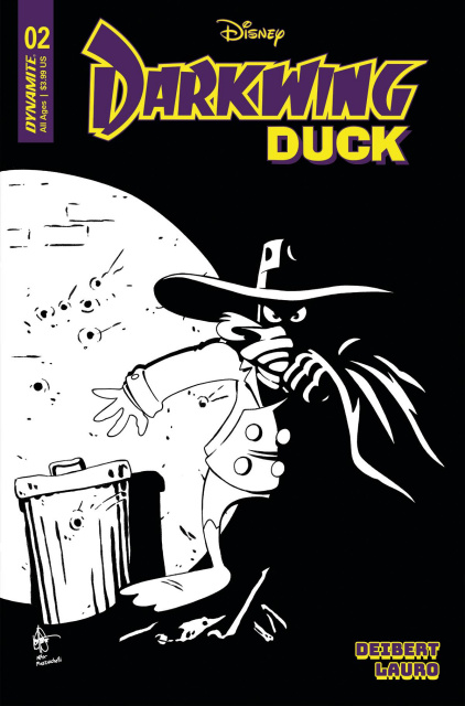 Darkwing Duck #2 (7 Copy Haeser B&W Cover)