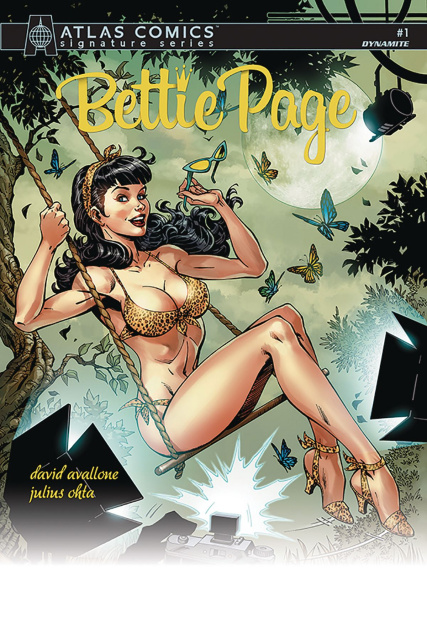 Bettie Page #1 (Atlas Avallone Signed Edition)