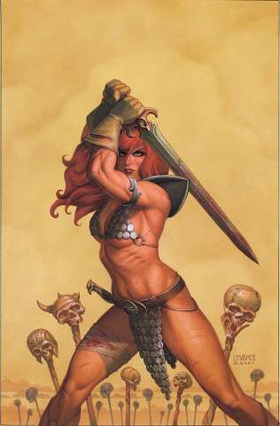 The Invincible Red Sonja #5 (Linsner Virgin Cover)