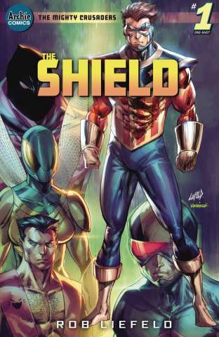 Mighty Crusaders: The Shield (Top Secret Liefeld Cover)