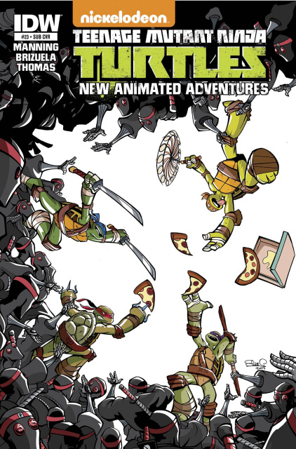 Teenage Mutant Ninja Turtles: New Animated Adventures #23 (Subscription Cover)