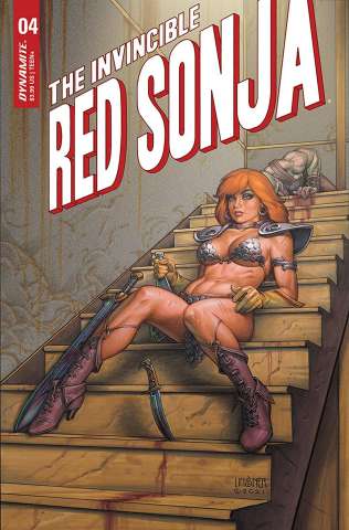 The Invincible Red Sonja #4 (Linsner Cover)