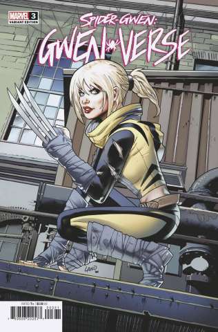 Spider-Gwen: Gwenverse #3 (Land Homage Cover)