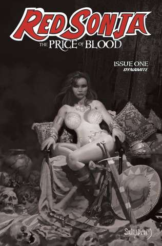 Red Sonja: The Price of Blood #1 (11 Copy Suydam B&W Cover)