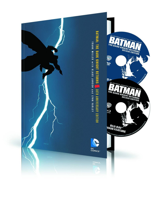 Batman: The Dark Knight Returns Book & DVD/Blu-Ray Set