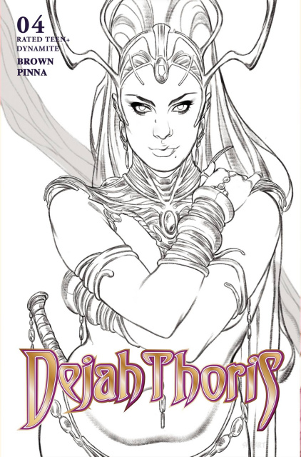 Dejah Thoris #4 (10 Copy Sway Line Art Cover)