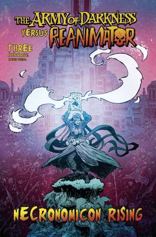 The Army of Darkness vs. Reanimator: Necronomicon Rising #3 (Mitten Cover)