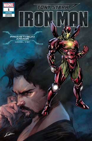 Tony Stark: Iron Man #1 (Heroes Reborn Armor Cover)