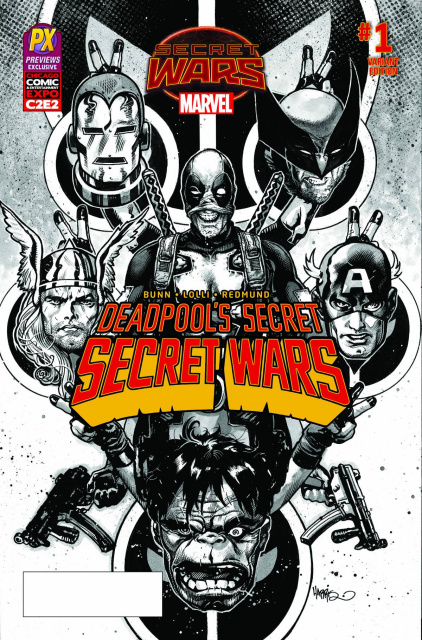 Deadpool's Secret Secret Wars #1 (C2E2 PX Inked Cover)